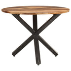 vidaXL Dining Table 39.4"x39.4"x29.5" Acacia Wood with Honey Finish