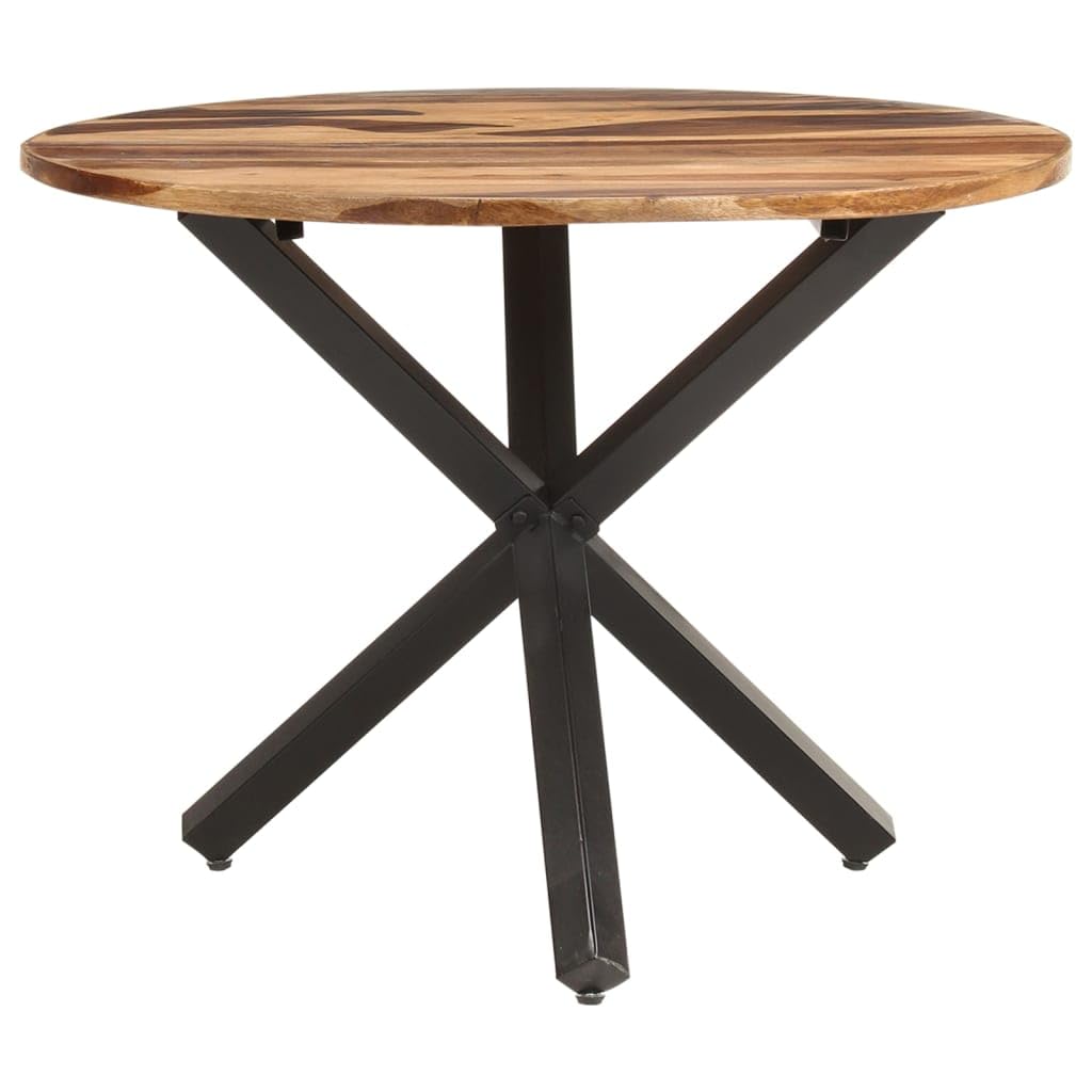 vidaXL Dining Table 39.4"x39.4"x29.5" Acacia Wood with Honey Finish