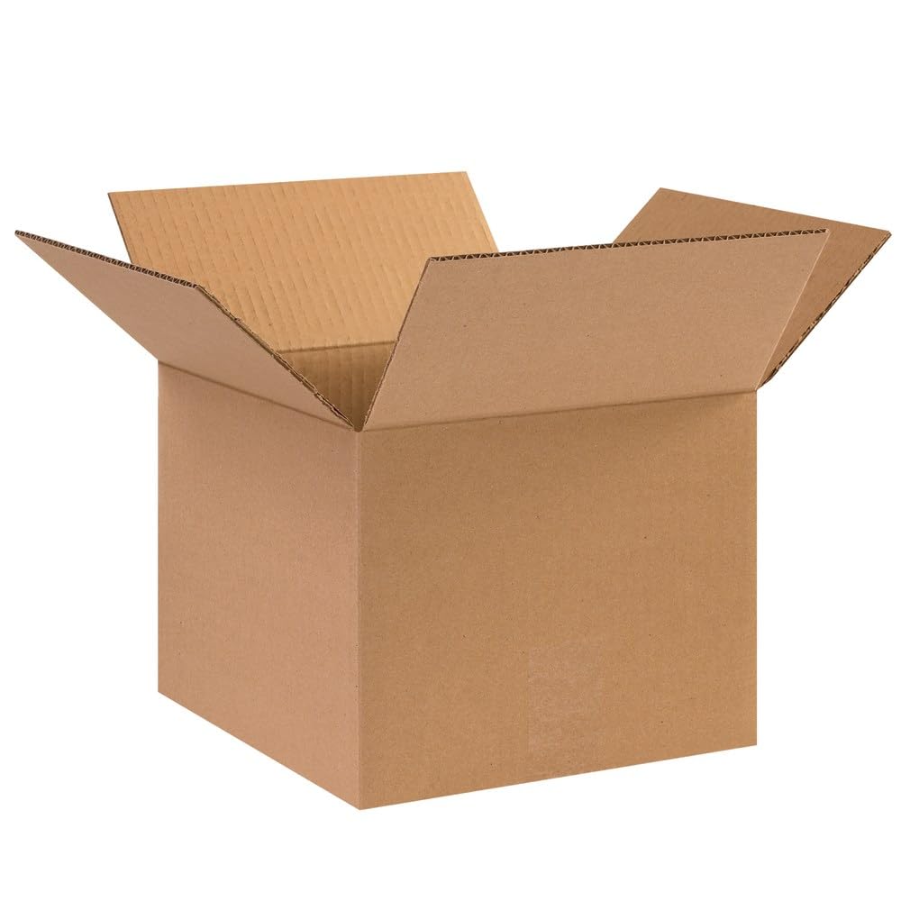 Aviditi 10 X 10 X 8 Corrugated Cardboard Boxes, Small 10'L X 10'W X 8'H, Pack Of 25 | Shipping, Packaging, Moving, Storage Bo
