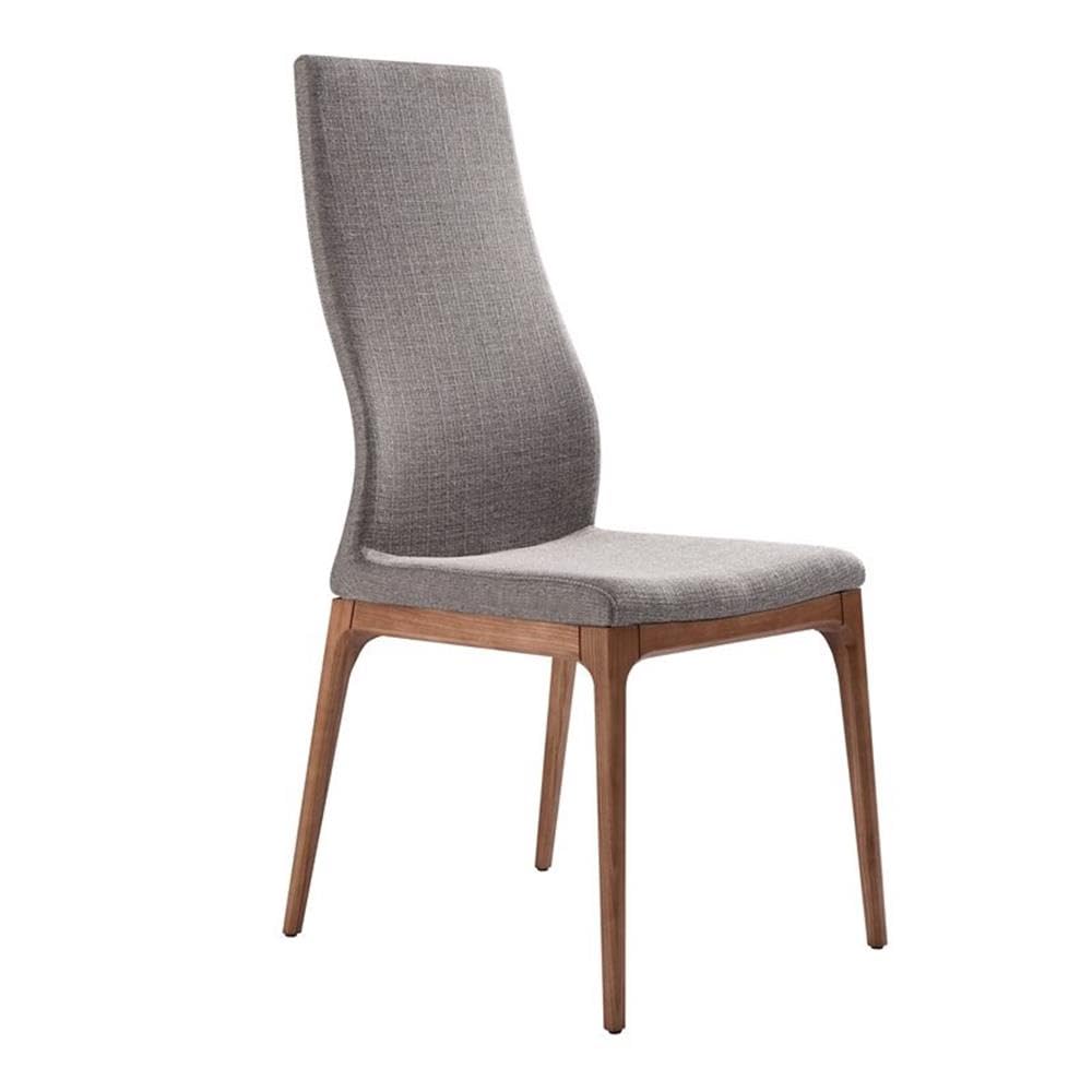 Armen Living Parker Dining Chair, Gray