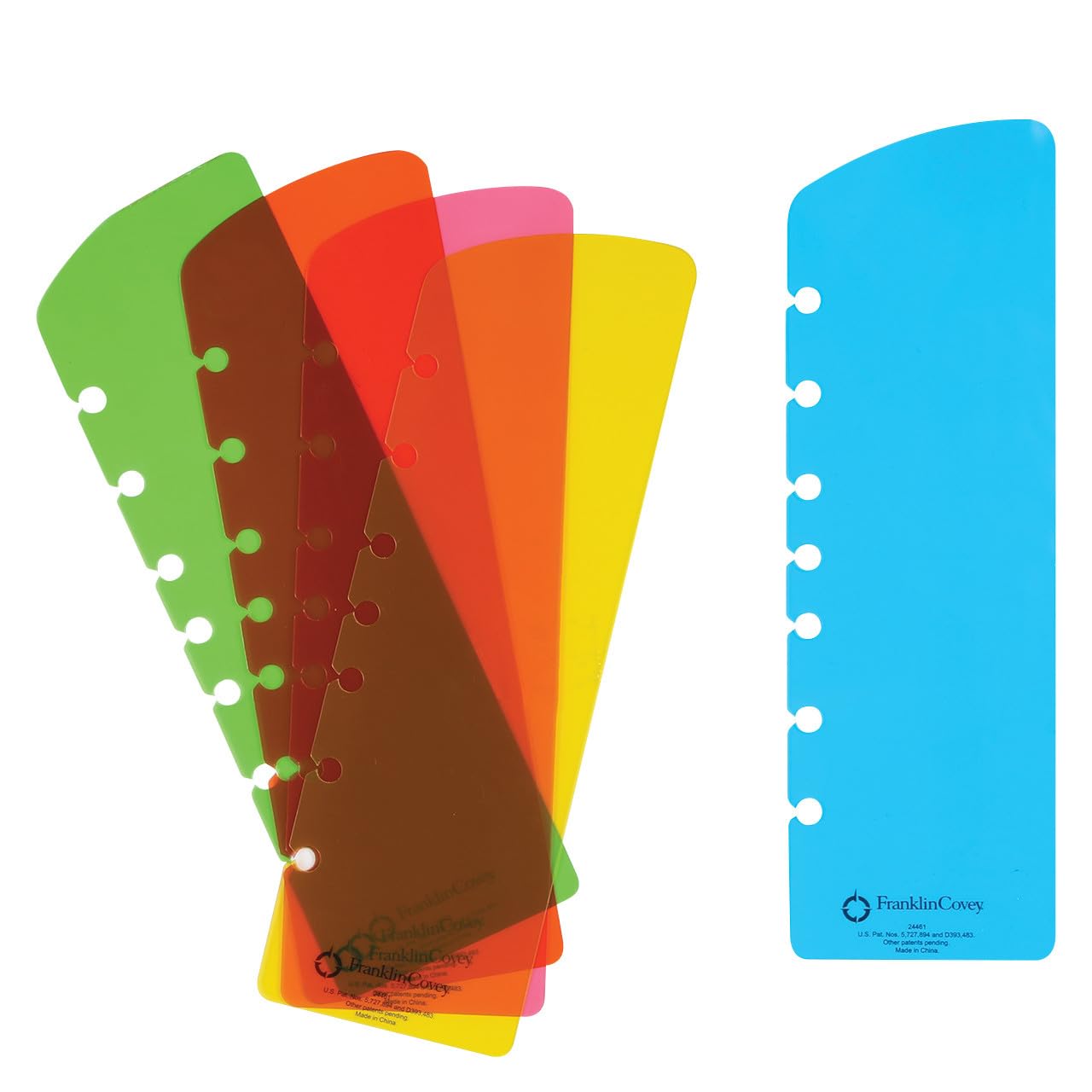 Franklincovey - Ring-Bound Pagefinder - For Planners - Multi-Color Pack (Classic)