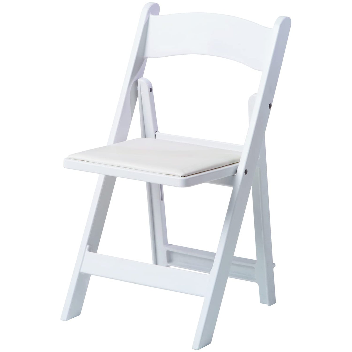 Commercial Seating Products Resin White Folding Chairs, 1-Pack