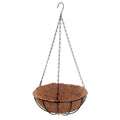 Atorse Hanging Coconut Basket Planter Flower Pot Back Black Metal Frame Hanger 8Inch|Yard, Garden & Outdoor Living|Gardening Sup