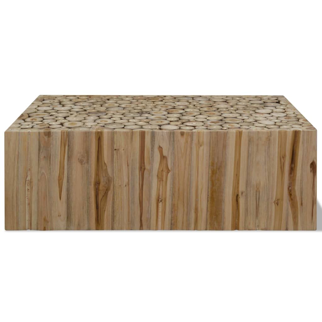 vidaXL Coffee Table Genuine Teak - Thumbnail 4