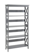 Convenience Concepts Oxford 5 Tier Bookcase, Gray