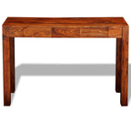 vidaXL Console Table with 3 Drawers Solid Sesham Wood Side Table