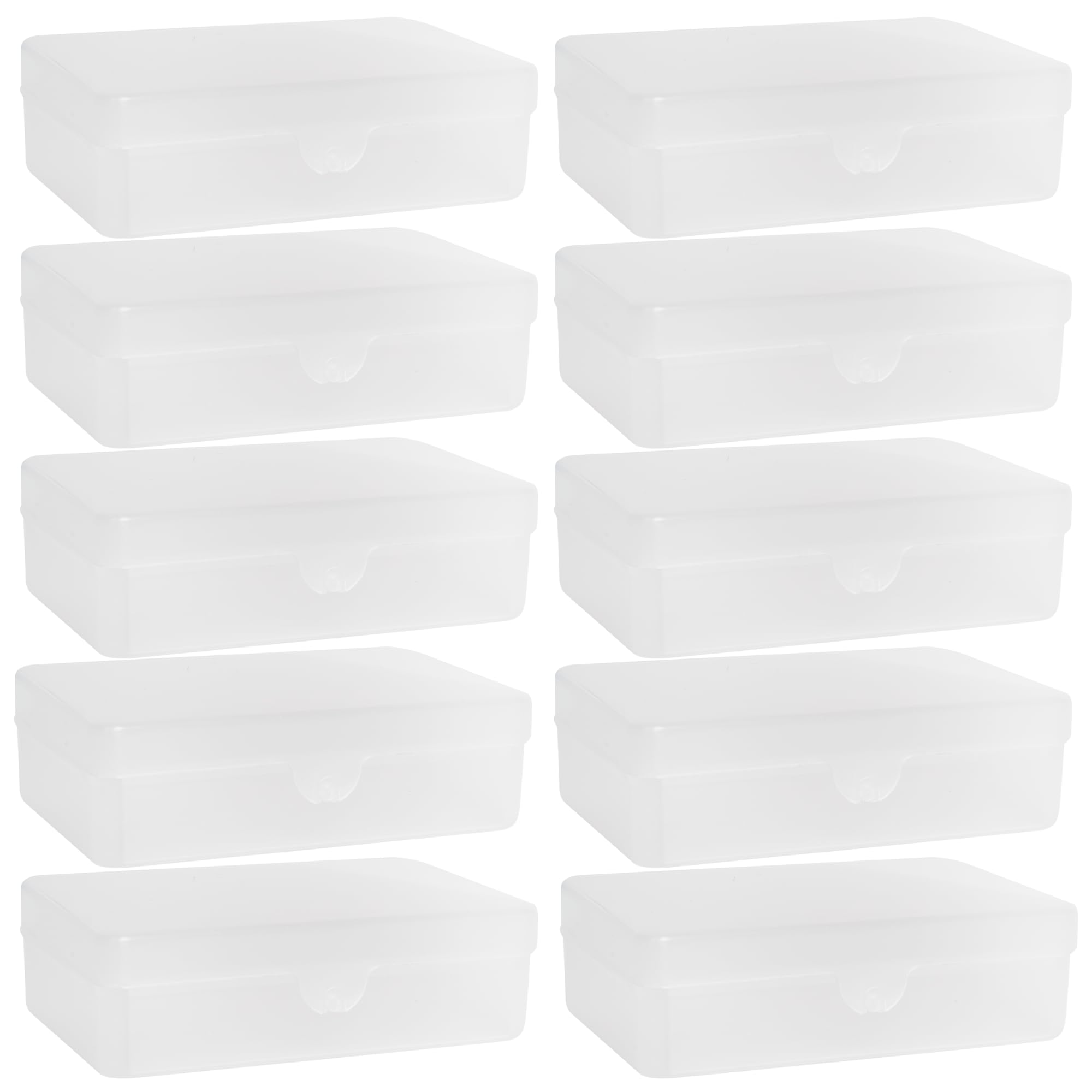 DawnMist SB01C Dawn Mist Translucent Plastic Soap Box 2 1/2 x 3.14, Pack of 10