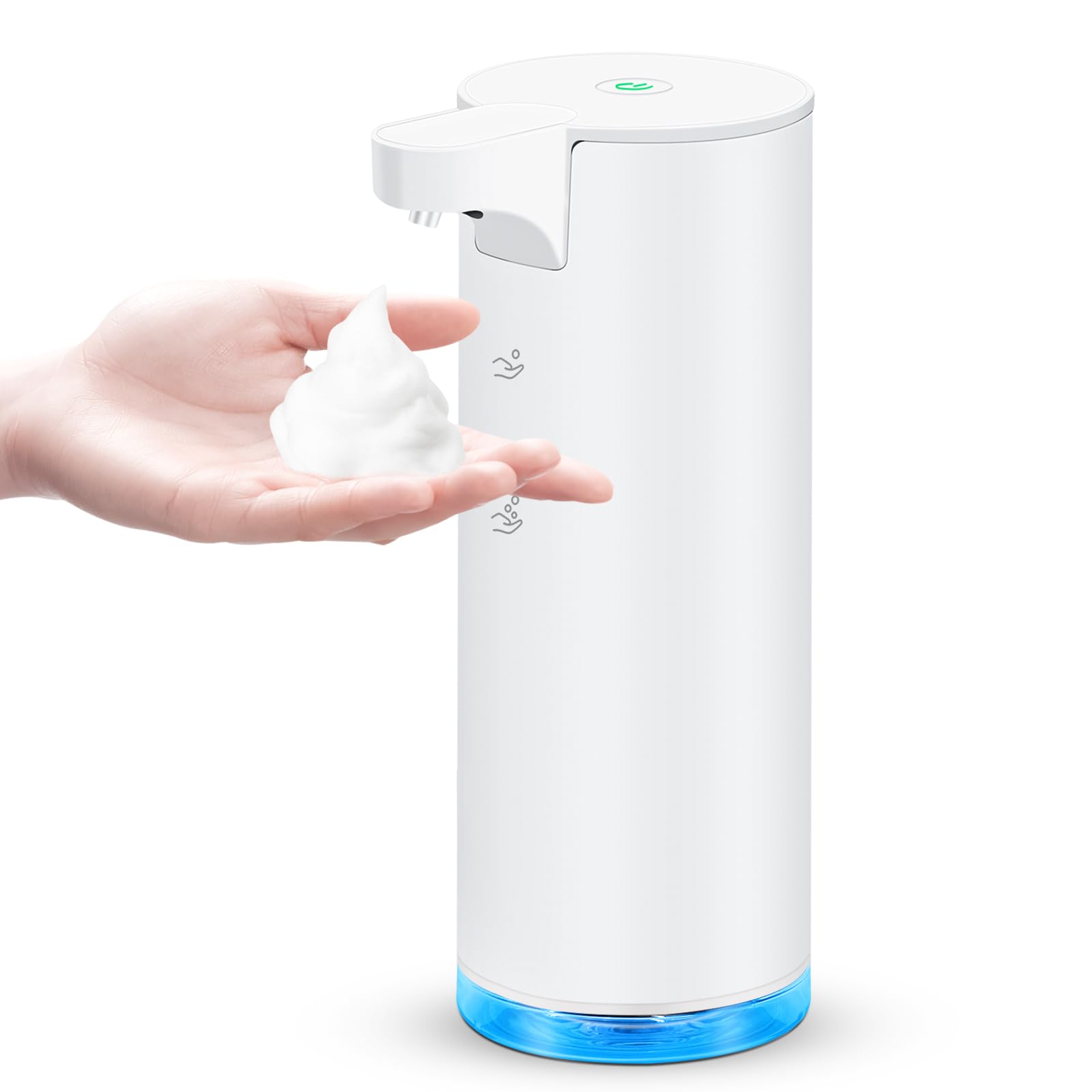 Automatic Hand Soap Dispenser Foaming: Touchless Soap Dispenser Stainless Steel - Free Touch Electric Soap Dispenser Rechargeabl