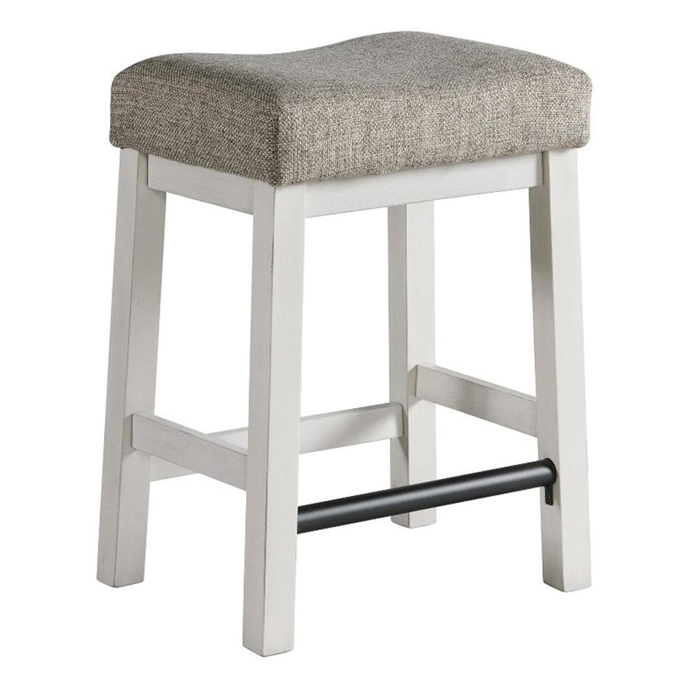 Intercon Drake Backless Bar Stool with Cushion Seat - Thumbnail 2