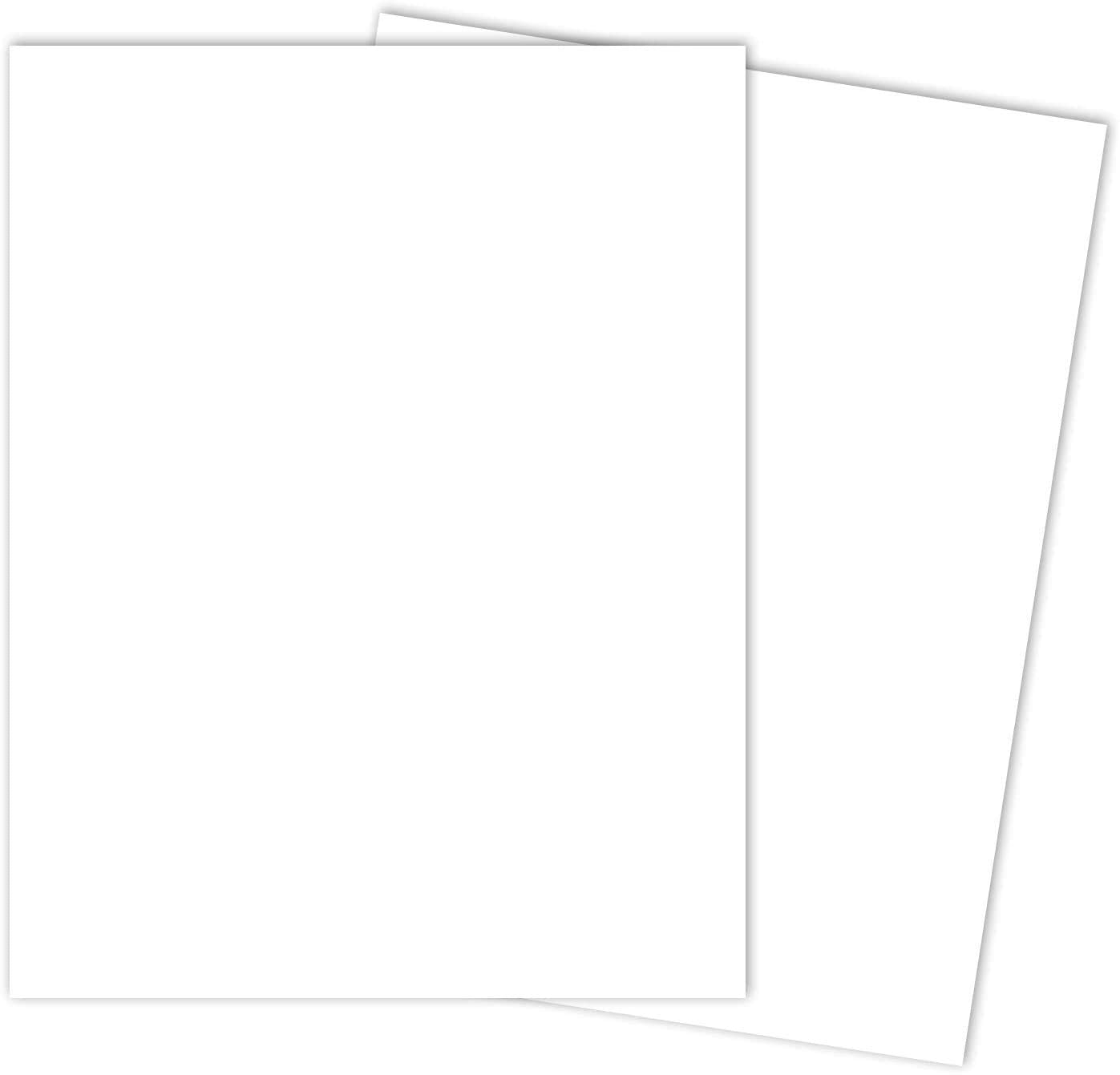 White Card Stock Paper | 8.5 X 11 Inch Thick Heavy Weight Smooth Cardstock | 50 Sheets Per Pack | 120Lb Cover (325Gsm)