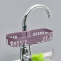 Vroxy Kitchen Accessories Shower Lifting Storage Shower Caddy Tray Hanger Bathroom Sink Drain Rack Faucet Clip Soap Bars Sponge 