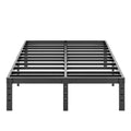 COMASACH Full Size Bed Frame 16 Inch Tall Heavy Duty Metal Platform Bed Frame, Sturdy Steel Frame,Support up to 3500lbs,No Box S
