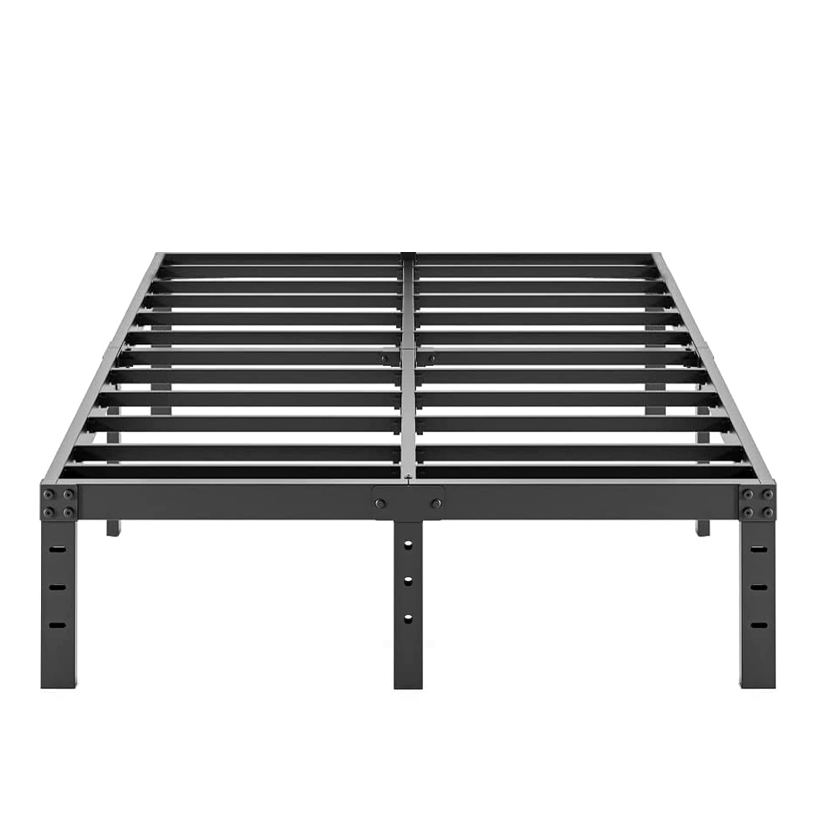 COMASACH Full Size Bed Frame 16 Inch Tall Heavy Duty Metal Platform Bed Frame, Sturdy Steel Frame,Support up to 3500lbs,No Box S