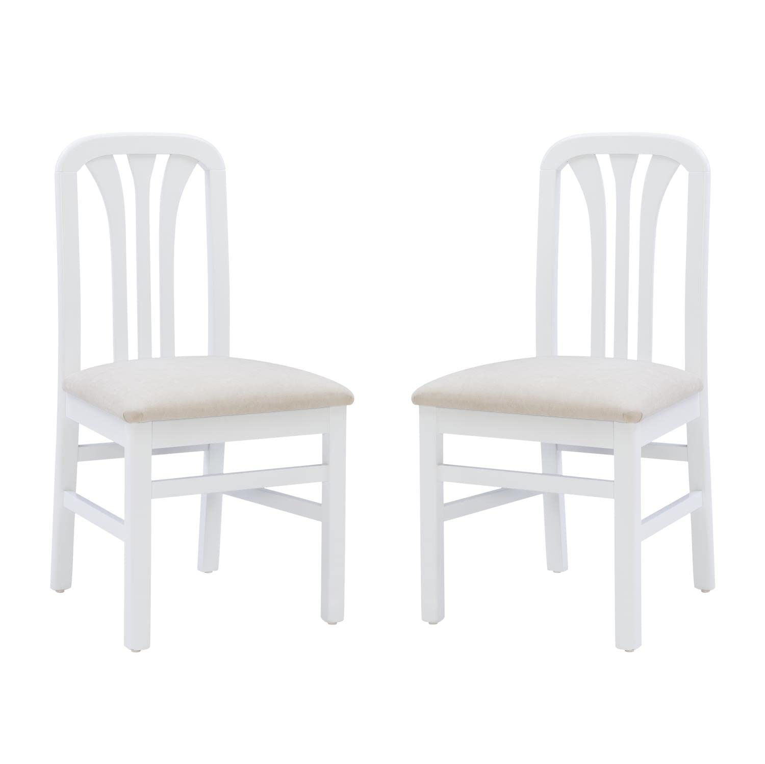 Pamela White Grey Uph Seat