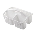 Enakshi Portable Shower Caddy Basket Cleaning Supplies Bucket 3 Divided Compartments White|Home & Garden | Household Supplies &