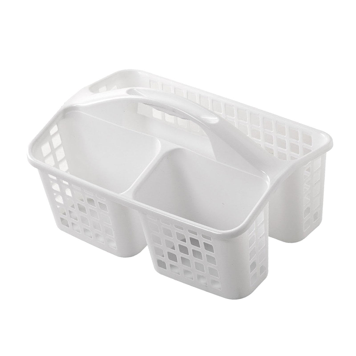 Enakshi Portable Shower Caddy Basket Cleaning Supplies Bucket 3 Divided Compartments White|Home & Garden | Household Supplies &