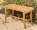 Teakstation Grade-A Teak Wood Luxurious Bath Stool/Occasional Bench Bench & Cushions Sold Separately - Choose Below #Tsbhoc