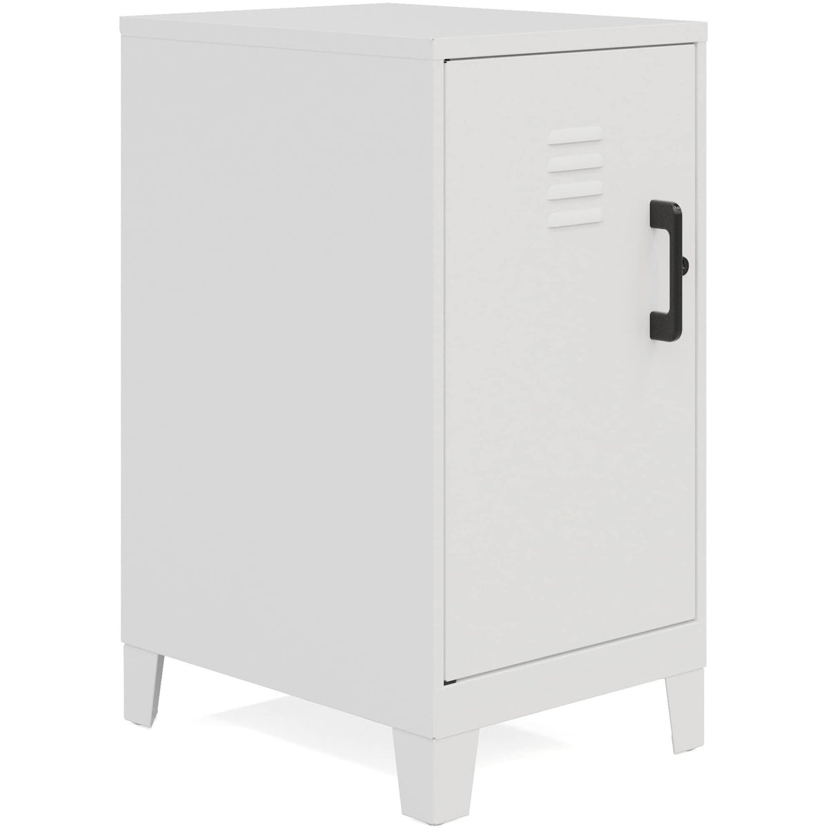 Lorell LYS SOHO Locker, 2-Shelf, White