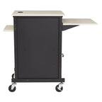 Oklahoma Sound Prc-400 Jumbo Presentation Cart, 33" Length X 21" Width X 40" Height, Ivory Woodgrain