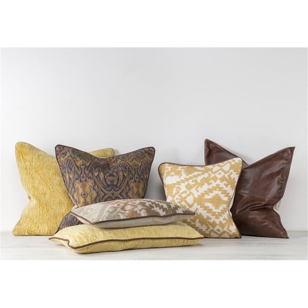 Kosas Home Cheyenne Pillow, 14x26, Chocolate Brown