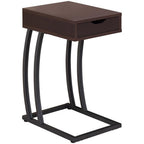 Coaster Industrial Accent Table with Storage Drawer and Outlet Cappuccino 900578