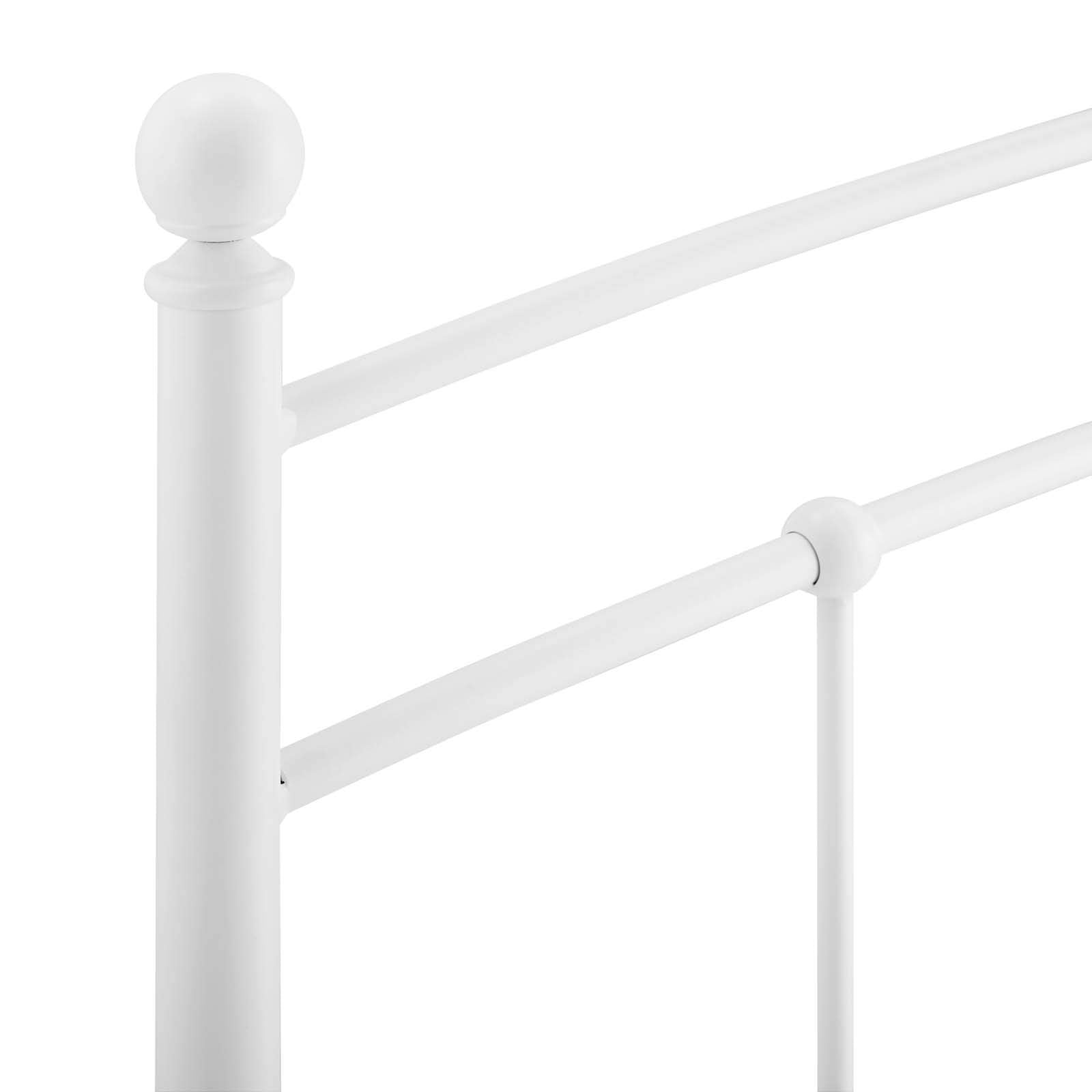 Modway Abigail Queen Metal Headboard In White
