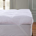 Queen Rose Full Size Mattress Topper, Extra Soft Pillow Top Mattress Topper Full, Cooling Thick Plush Bed Topper Cloud-Like Down