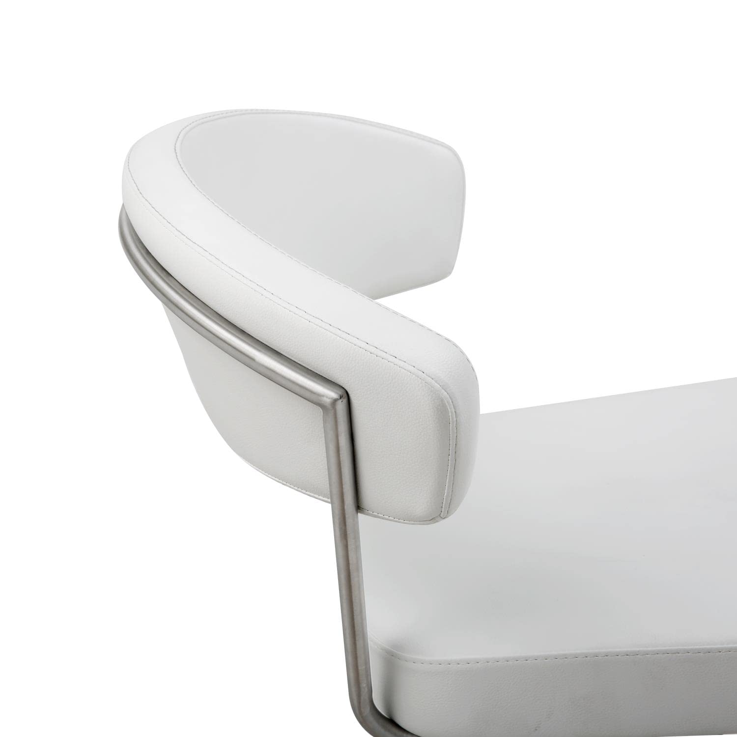 Whiteline Modern Living Maureen Bar Stool White