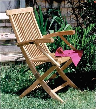 Anderson Teak CHF102 Classic Folding Armchair