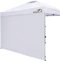 Hisinly Instant Canopy Tent Sidewalls With Silver Coating For 10X10 Ft Pop Up Canopy, 300D Polyester 100% Waterproof And 99% Uv