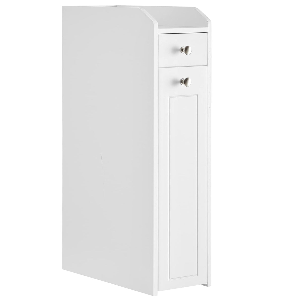 VASAGLE Small Bathroom Storage Cabinet, Slim Bathroom Storage Organizer, Toilet Paper Holder with Storage, Toilet Paper Storage 