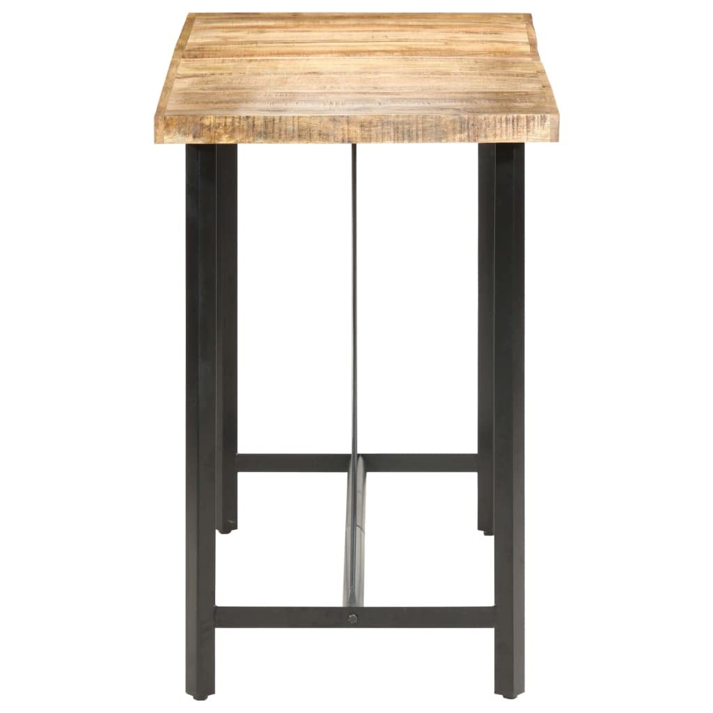 vidaXL Bar Table 70.9&quot;x27.6&quot;x42.1&quot; Rough Mango Wood