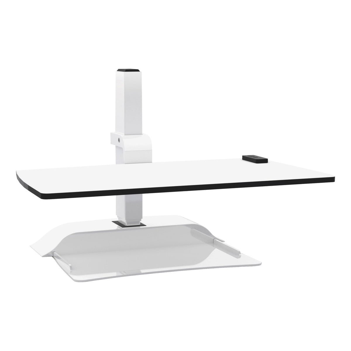 Safco Products 2191WH Soar Electric Sit/Stand Desk Converter, White