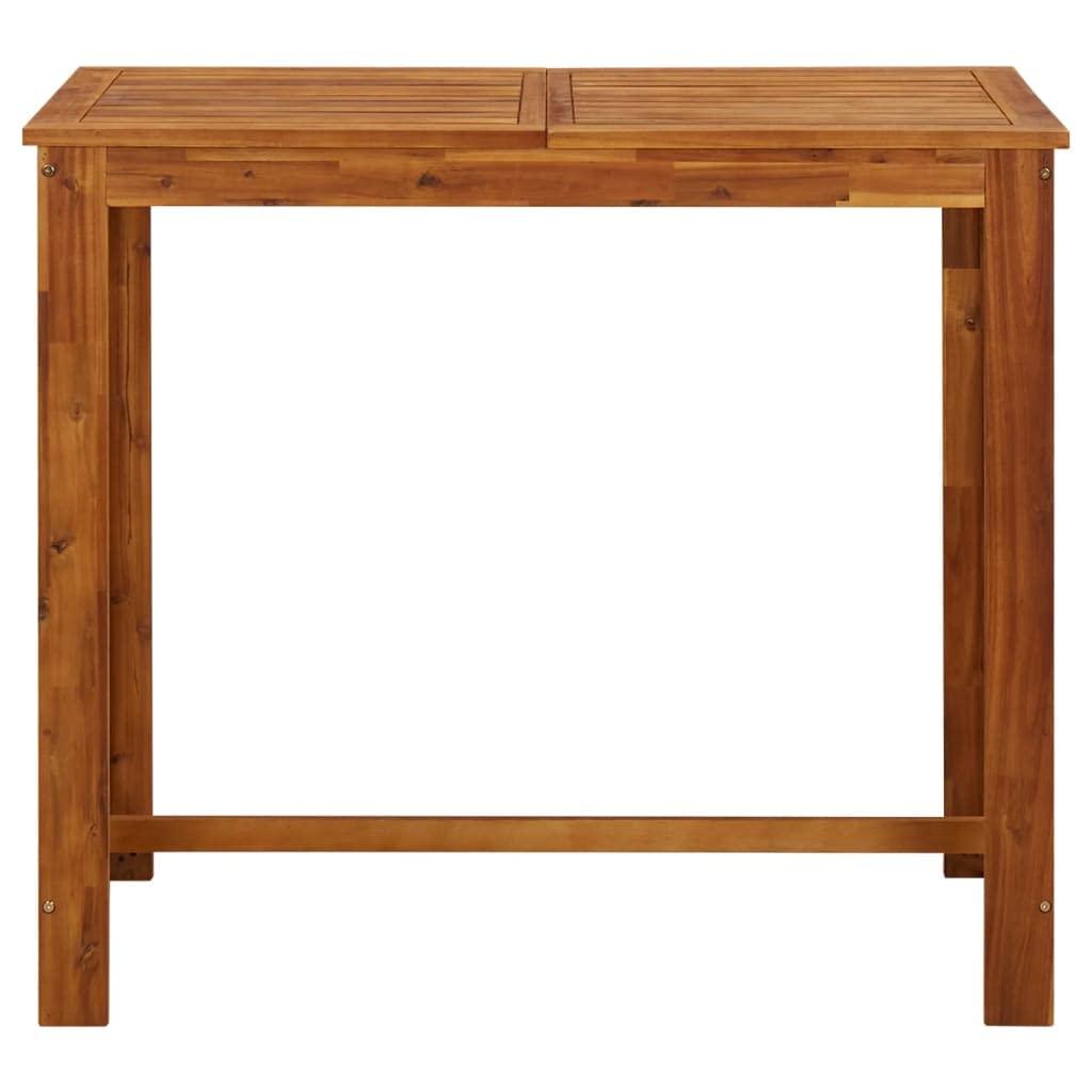 Vidaxl Bar Table Solid Acacia Wood 47.2X23.6X41.3