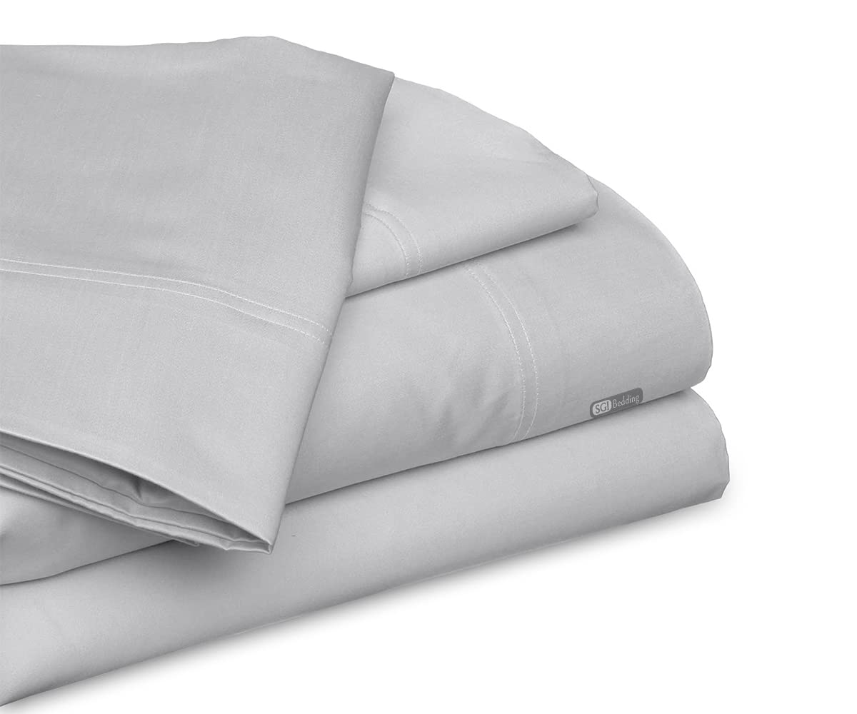 Sgi Bedding Luxury 4 Piece Emperor/Wyoming King(84' W X 84' L) Egyptian Cotton Sheet Set - 1000 Thread Count, 15' Inch Deep P