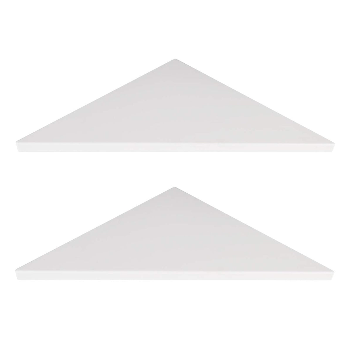 evron Corner Mounting Shelf,Easy to Install Wall Corner Shelf,Frosting Pattern Right-Angled,Set of 2