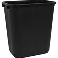 Sparco 02160 Rectangular Wastebasket, 28 Qrt, 14-1/2-Inch x10-1/2-Inch x15-Inch , BK