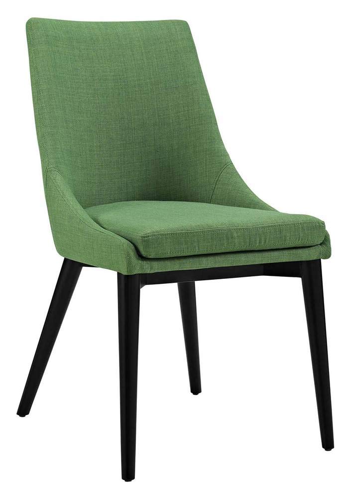 Modway Viscount Dining Side Chair Fabric Set Of 2, Kelly Green