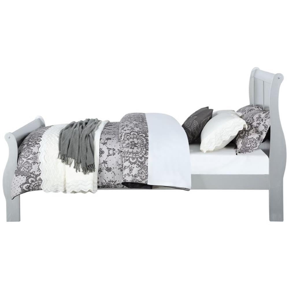 Acme Louis Philippe Queen Bed in Platinum