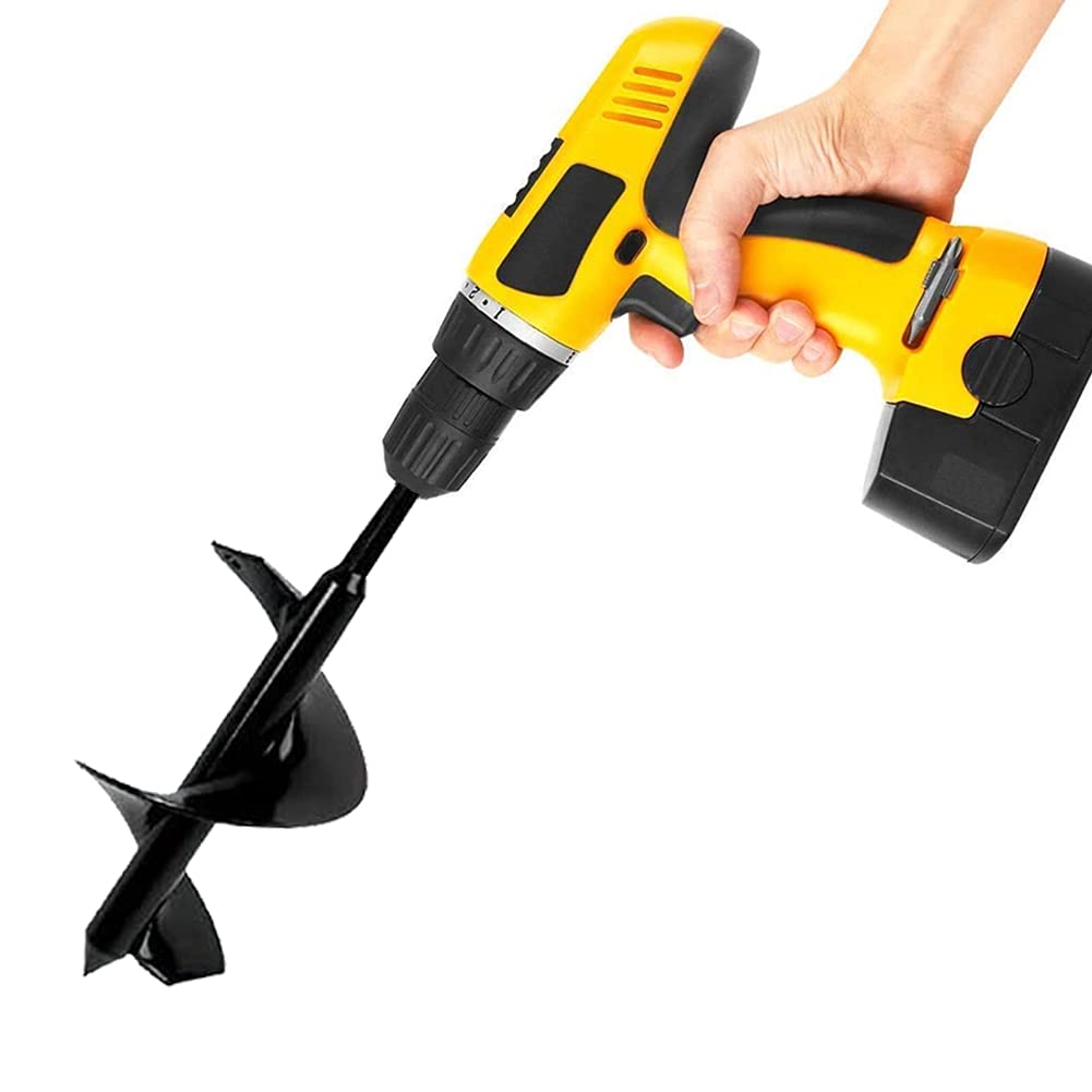 Erytlly Bulb Planter, Auger Spiral, Garden Planter Tool 3 X 7 Inch,Rapid Umbrella Hole Digger For Planting Bulb Seedlings Beddin