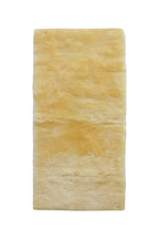HomeRoots 2' X 5' Green Natural Off White Medical Grade Double Sheepskin Throw Blanket