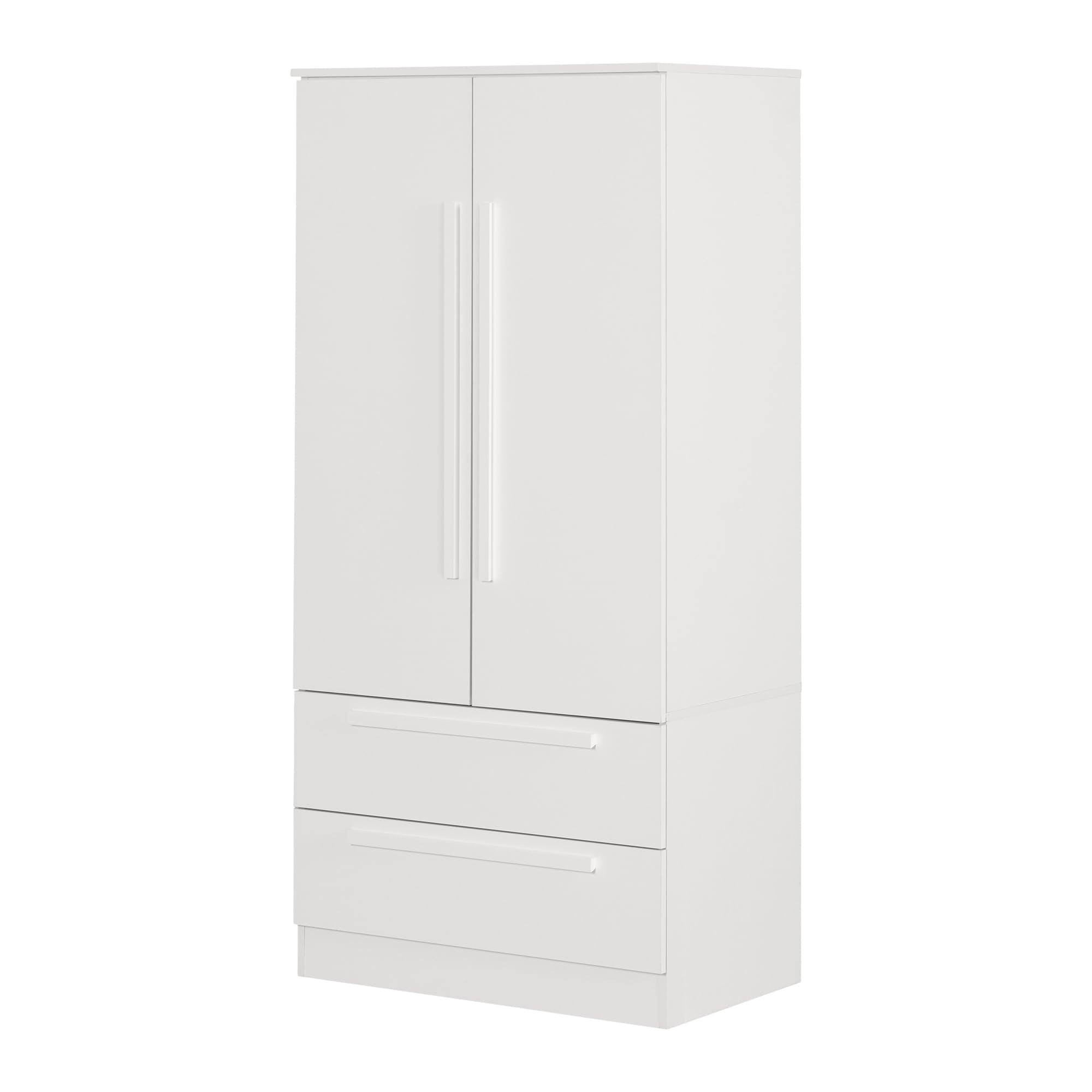 South Shore Acapella Armoire Pure White, Contemporary