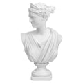 Norrclp 12.5in Greek Statue of Diana, Classic Roman Bust Greek Mythology Sculpture for Home Decor