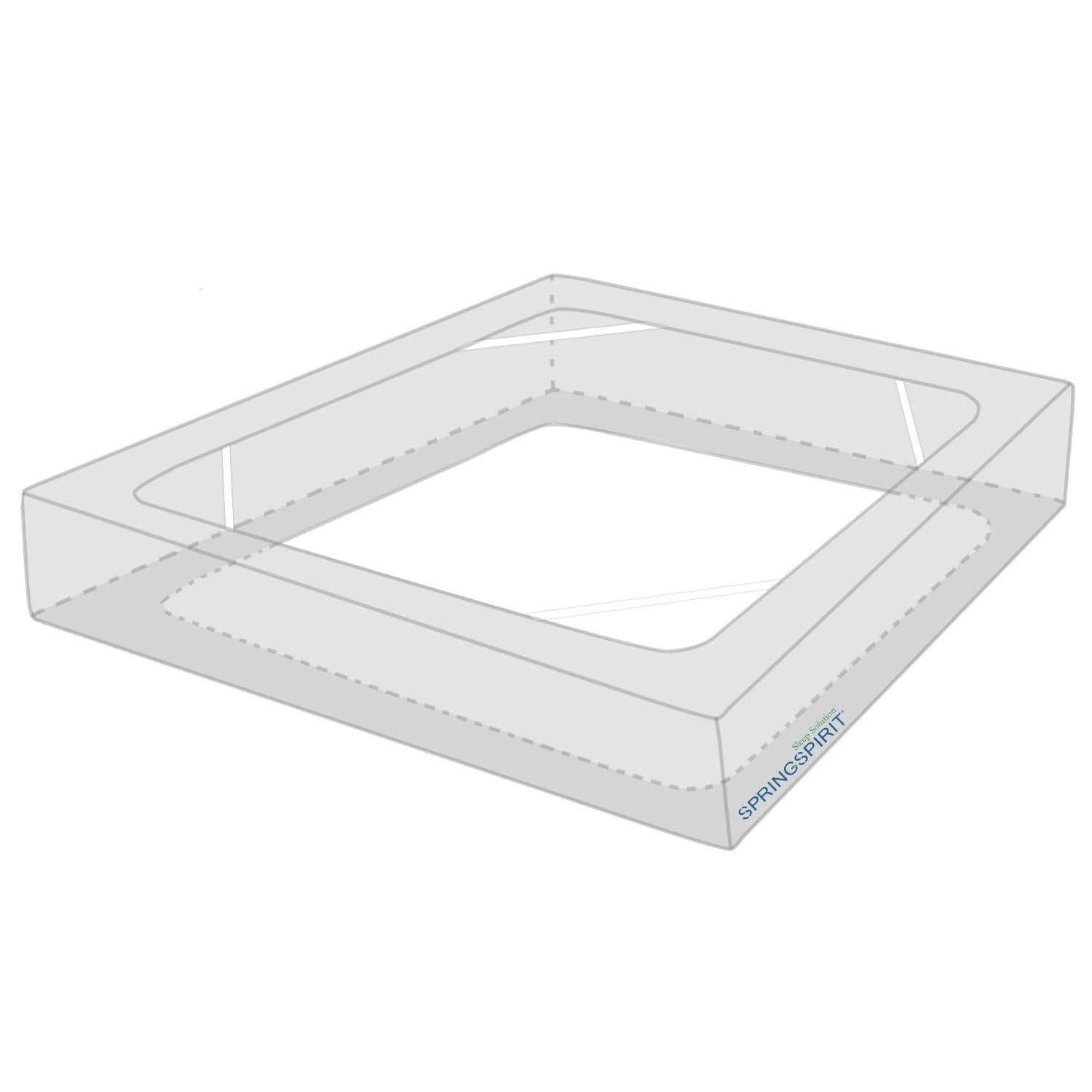 Box Spring Cover California King Size With Smooth And Elastic Woven Material, Alternates For Bed Skirt, Wrinkle & Fading Resista