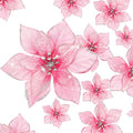 WILLBOND 36 Pcs 3 Size Christmas Poinsettia Christmas Tree Flowers Glitter Faux Flowers Decoration Artificial Poinsettia Ornamen