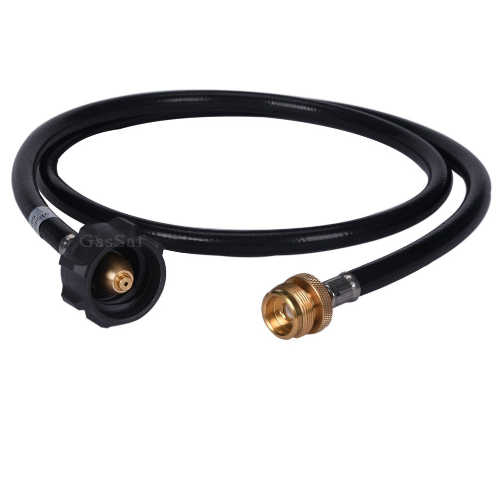 Gassaf 5Ft Propane Adapter And Hose Assembly Replacement With Hose For Type1 Lp Tank And Gas Grill - Csa Certified