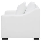 Coaster Home Furnishings Ashlyn Upholstered Sloped Arms Chair White