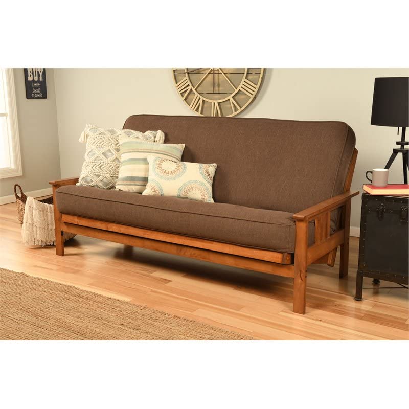 Kodiak Furniture Monterey Barbados Sofa with Cocoa Brown Fabric Mattress
