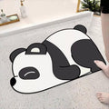 HELIMIX Cute Panda Bath Mat AntiSlip Cartoon Bathroom Rug for Kids & Adults  Ultra Soft, Quick Dry, Water Absorbent Mat for Sh
