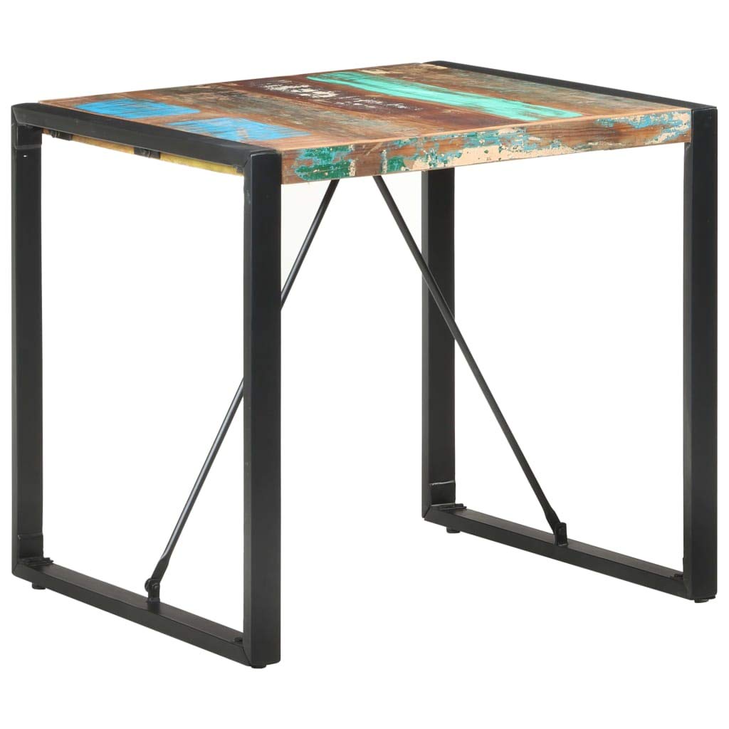 vidaXL Dining Table 31.5&quot;x31.5&quot;x29.5&quot; Solid Reclaimed Wood